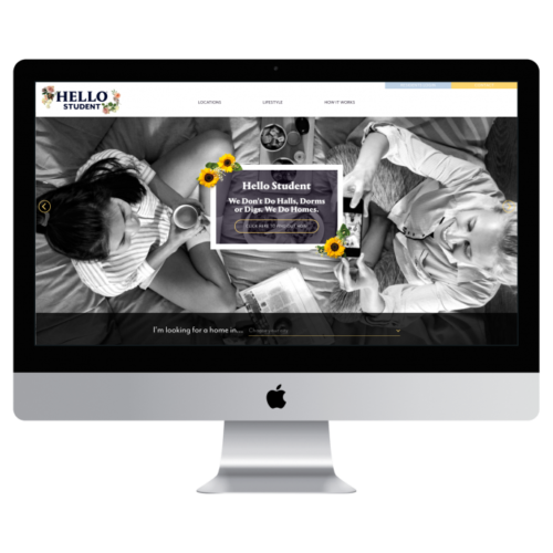 Showcasing the leading student accommodation brand online… Hello Student