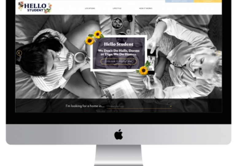 Showcasing the leading student accommodation brand online… Hello Student